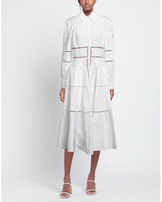 Giovanni bedin White Midi Dress