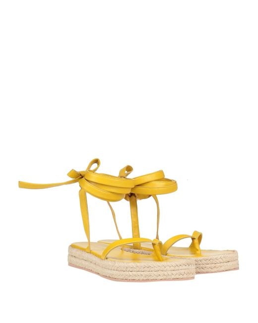 Gianvito Rossi Metallic Espadrilles
