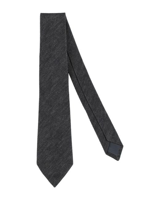 Brunello Cucinelli Gray Ties & Bow Ties
