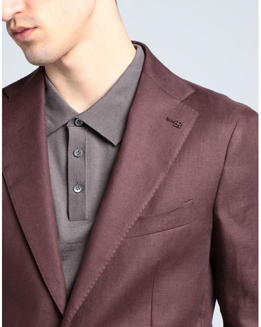 Tagliatore Purple Suit for men