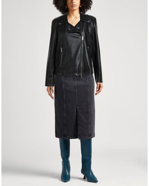 ARMANI EXCHANGE Black Jacket Polyester, Polyurethane