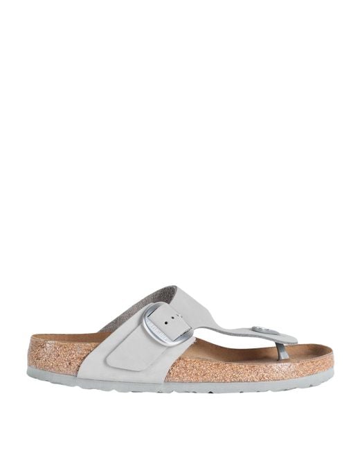 Birkenstock White Toe Post Sandals