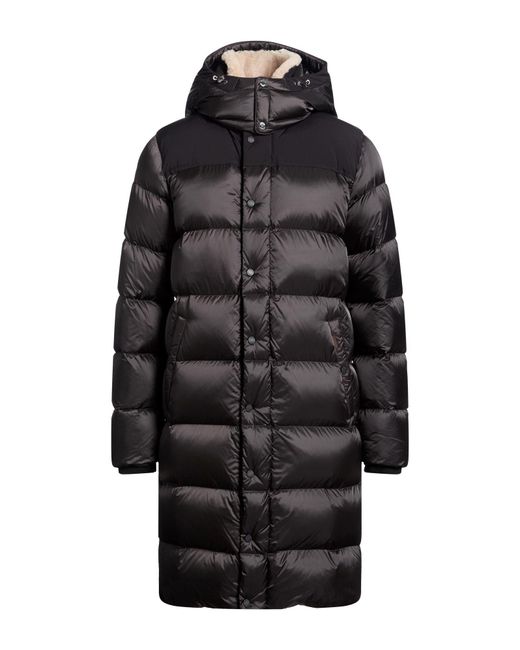 Moorer Black Puffer Polyester, Polyurethane for men