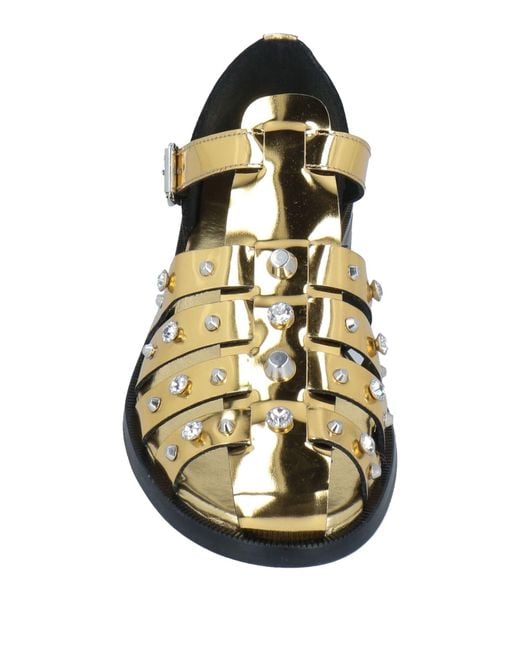 Sandro Metallic Sandals