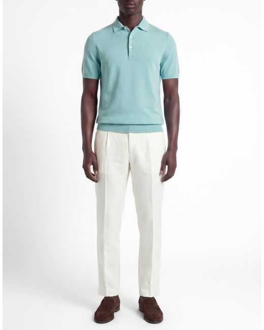 Gran Sasso Blue Polo Shirt for men