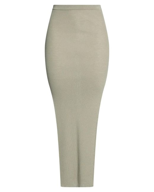 Rick Owens Green Maxi Skirt