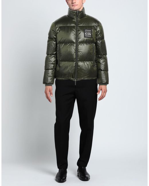 ARMANI EXCHANGE Green Puffer for men