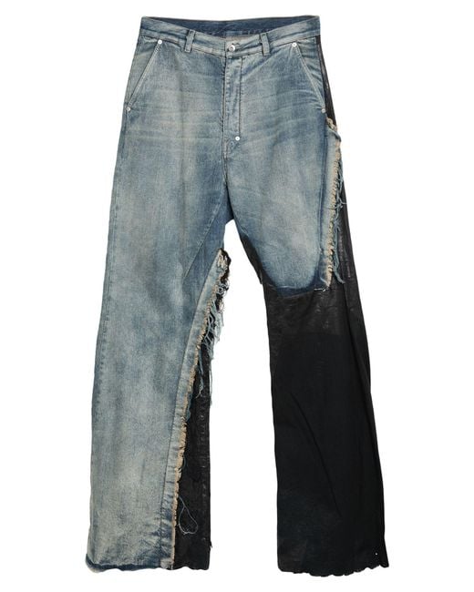 Rick Owens Blue Jeans Cotton for men