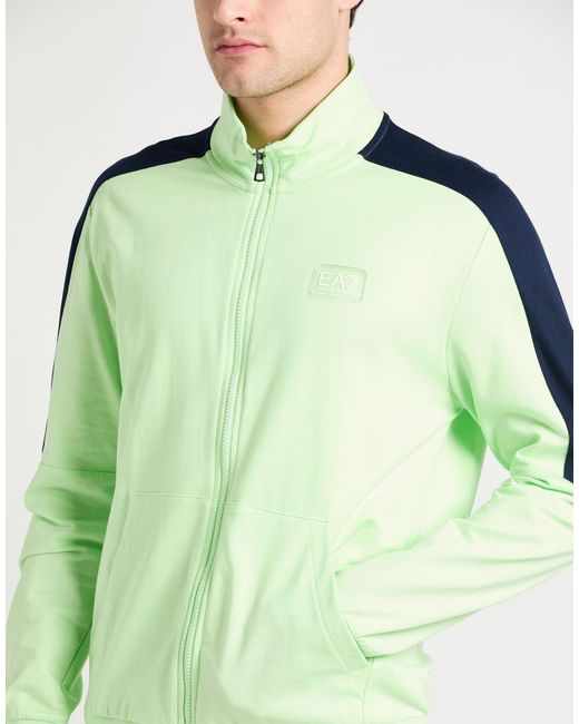 EA7 Green Tracksuit Cotton for men