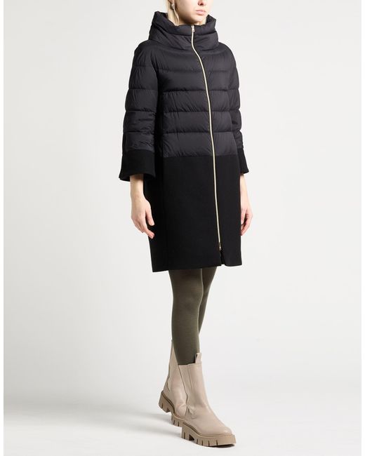 Herno Black Puffer Wool, Polyamide