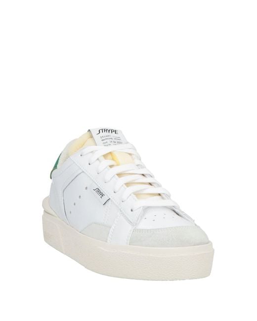 Strype White Sneakers Leather