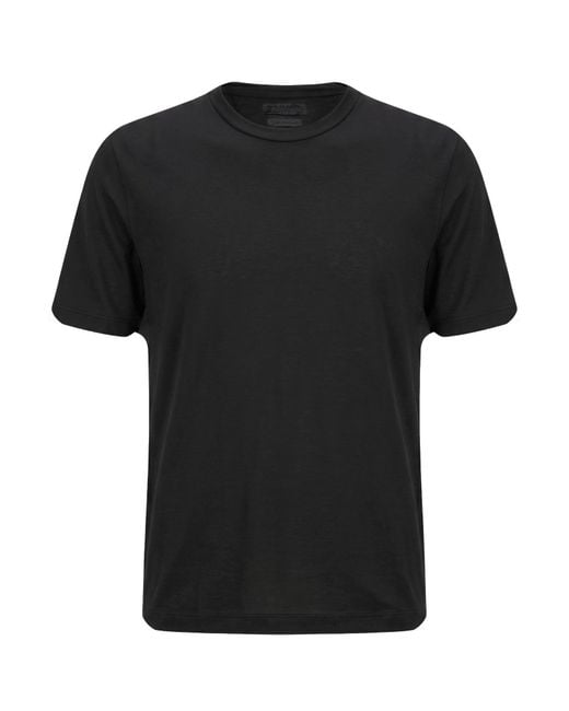 Daniele Fiesoli Black Lab T-Shirt Merino Wool for men