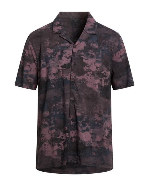 John Varvatos Black Shirt Cotton for men