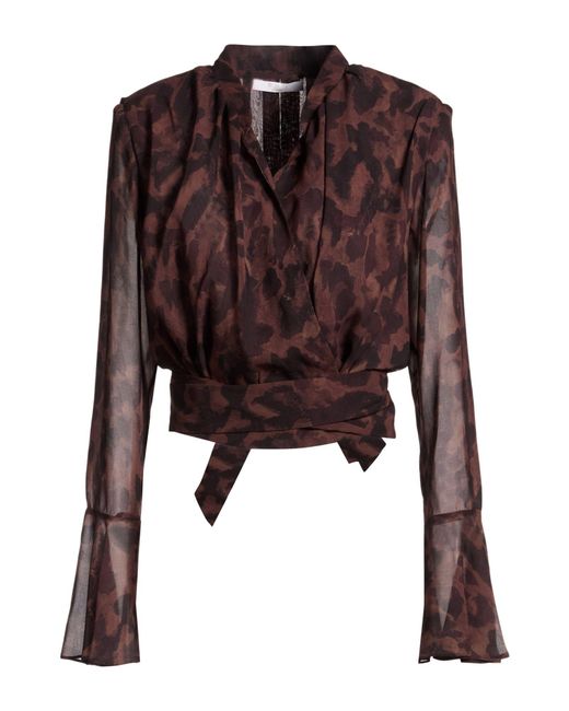 SILENCE LIMITED Brown Top Polyester