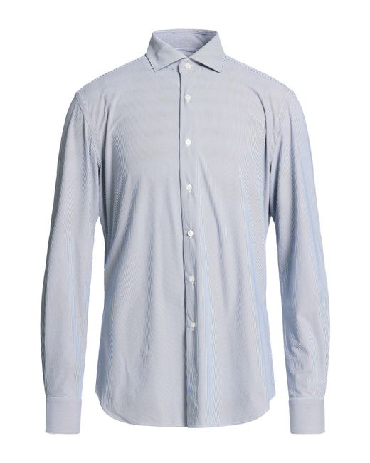 Xacus Blue Shirt Polyamide, Elastane for men