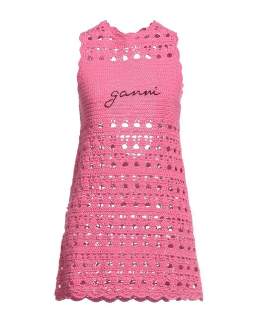 Ganni Pink Mini Dress