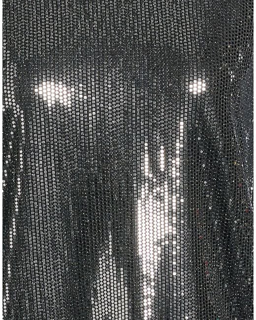 Guess Black Top Polyester, Elastane, Metallic Fiber