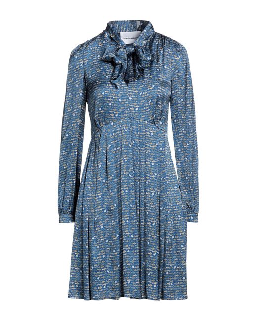 Vicario Cinque Blue Mini Dress