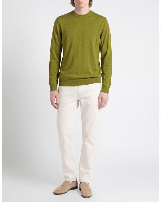 Alpha Studio Green Sweaters for men