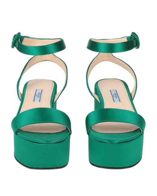 Prada Green Sandals