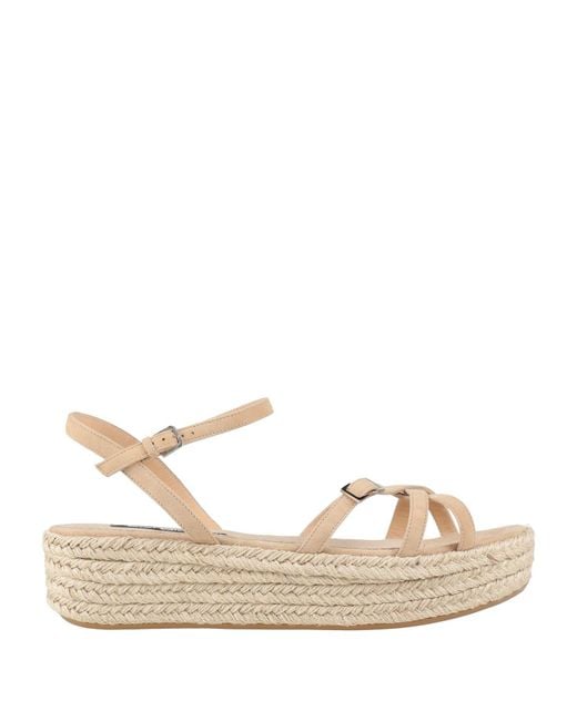 Sergio Rossi Natural Sand Espadrilles Leather