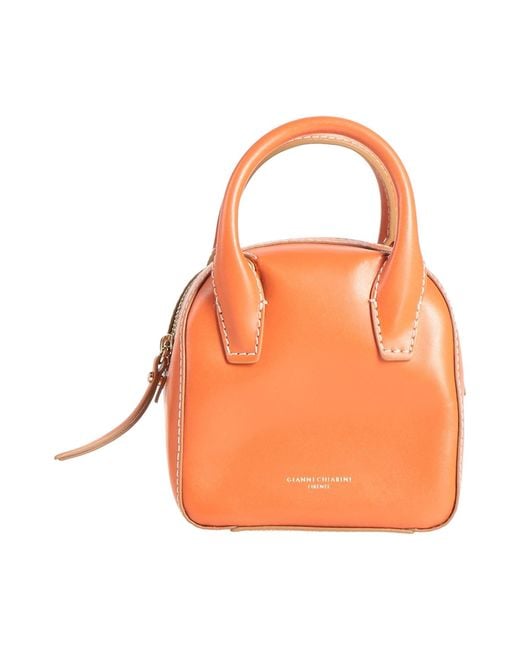 Gianni Chiarini Orange Handbag Leather