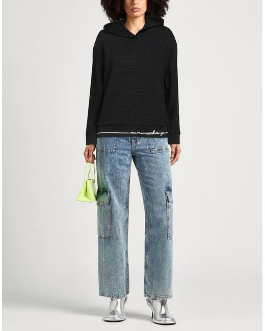 ARMANI EXCHANGE Black Sweatshirts