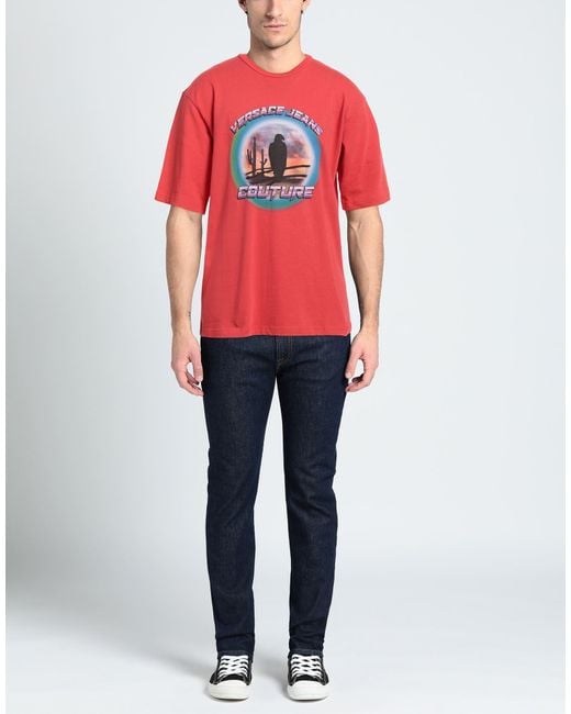 Versace Jeans Couture Red T-shirt for men