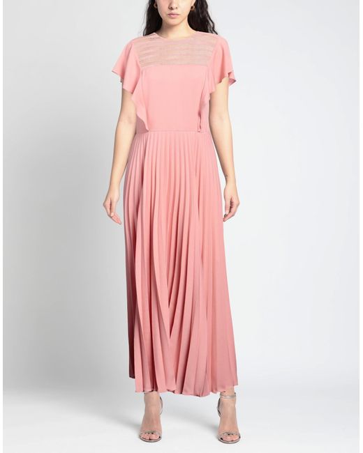 Twinset Pink Maxi Dress