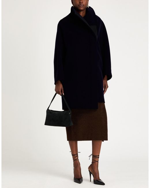 Alaïa Blue Coat Virgin Wool, Polyamide