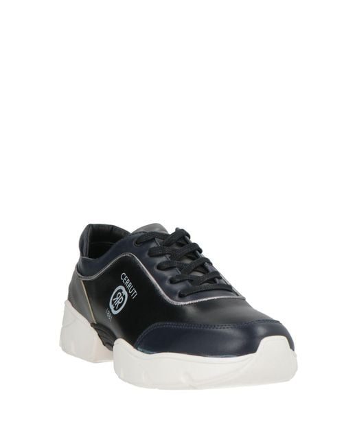 Cerruti 1881 Black Sneakers Cow Leather