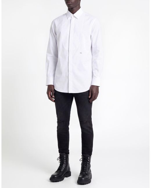 DSquared² White Shirt Cotton