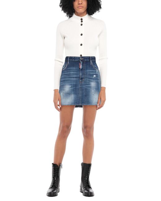 DSquared² Blue Denim Skirt
