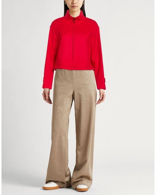 Akris Red Jacket Virgin Wool