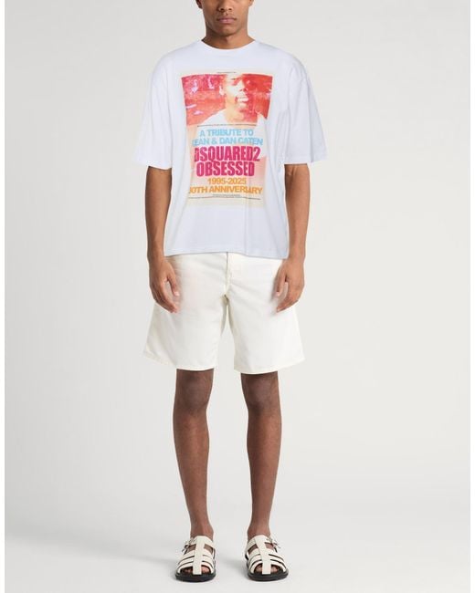 Camiseta DSquared² de hombre de color White
