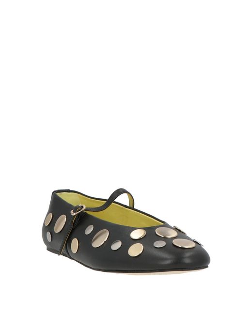 Apepazza White Ballet Flats