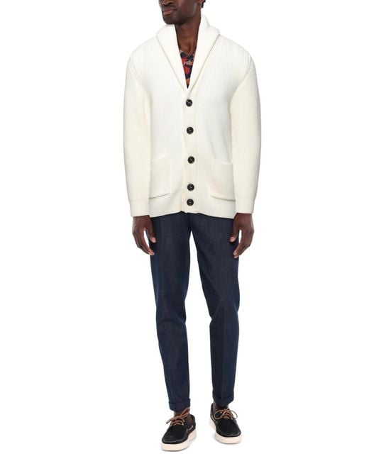 Drumohr White Cardigan for men