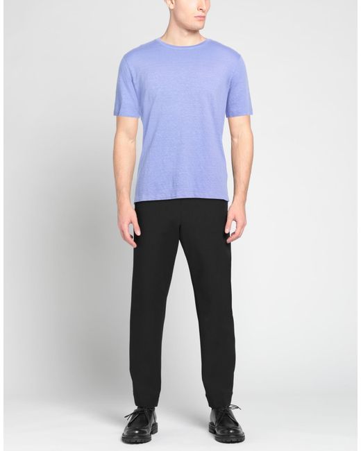 FILIPPO DE LAURENTIIS Blue T-Shirts for men
