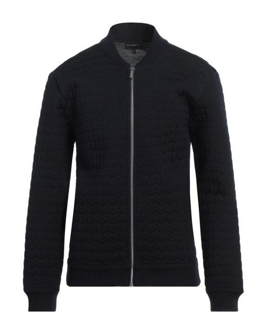 Emporio Armani Blue Cardigan for men