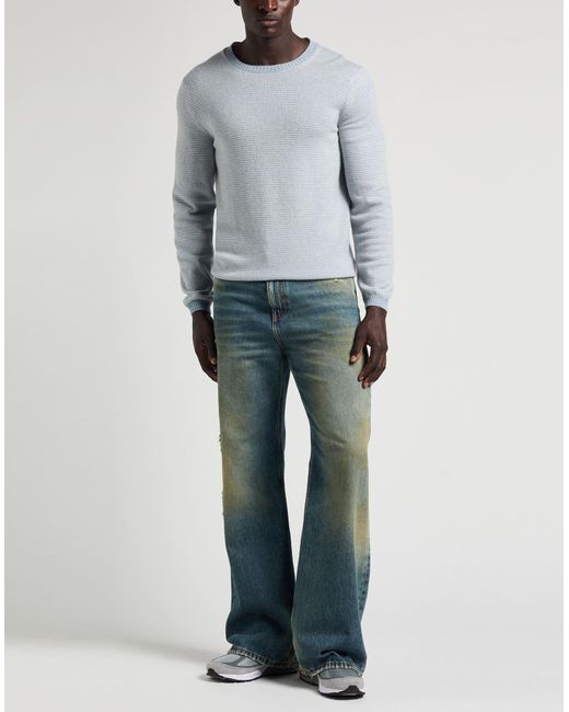 Fedeli Gray Light Sweater Cashmere for men