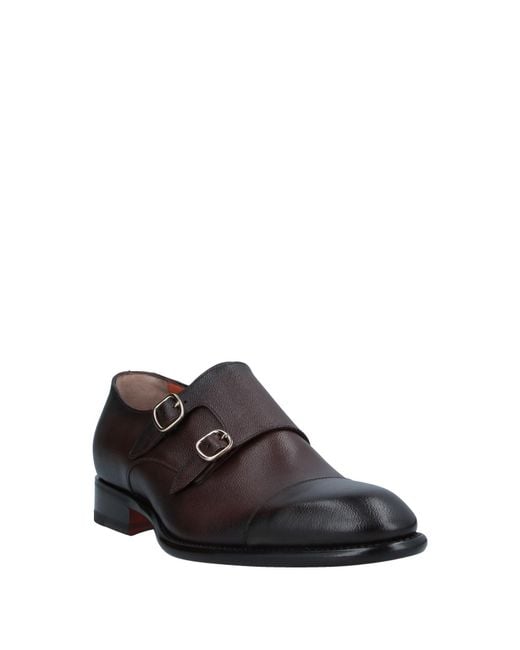 Santoni Brown Loafers for men