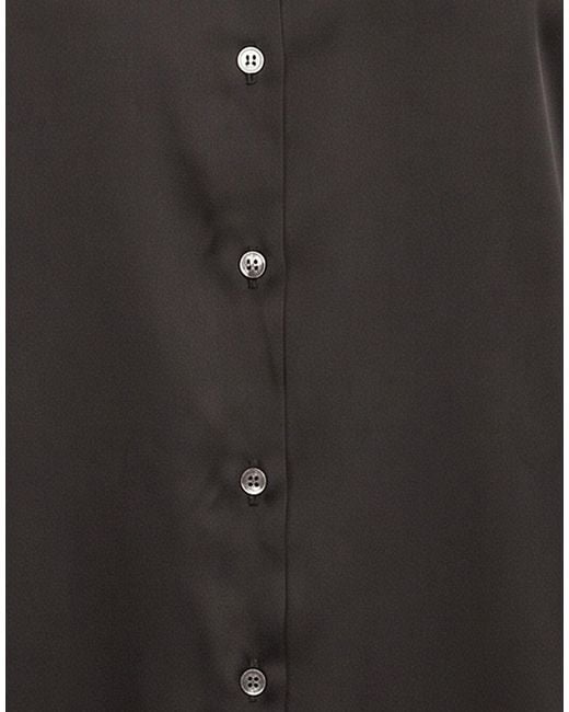 RUE DU BAC Black Shirt Polyester, Elastane