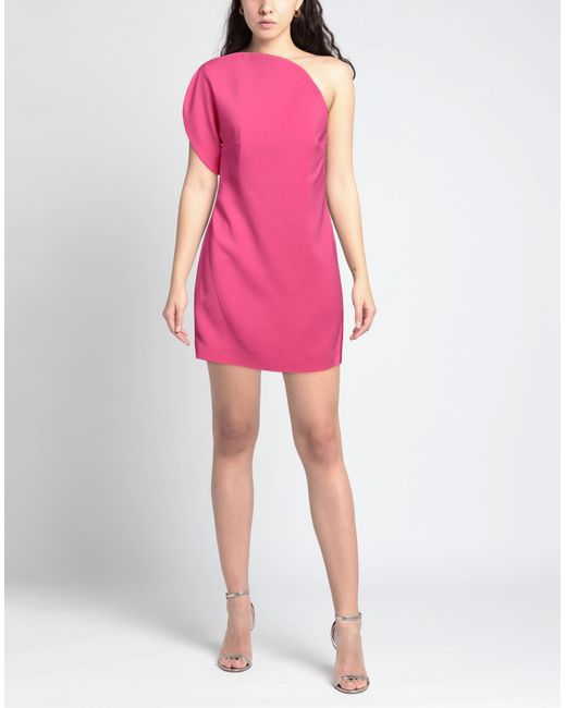 Roland Mouret Pink Mini Dress