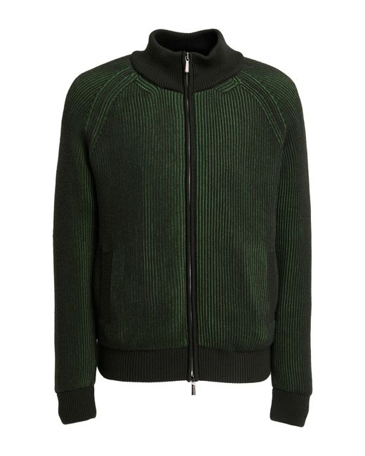 Moorer Green Jacket Virgin Wool for men