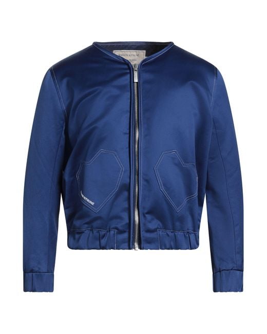 Maison Kitsuné Blue Jacket Cotton for men