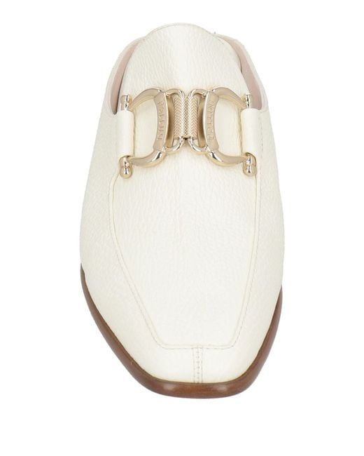 Pollini White Mules & Clogs