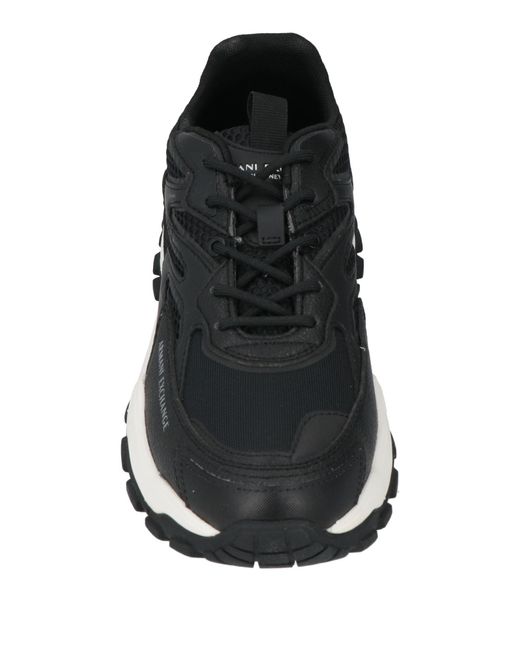 ARMANI EXCHANGE Black Trainers for men