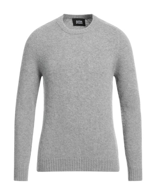 Alpha Studio Black Jumper for men
