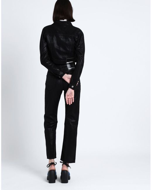 Manteau en jean Karl Lagerfeld en coloris Black