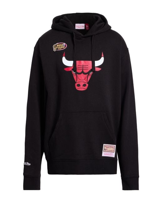 Mitchell & Ness Black Sweatshirt Cotton, Polyester for men